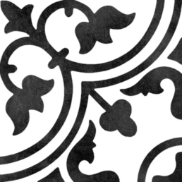 E229051 FRAME 15 DECOR BW CLOVER 15X15 uai