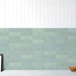 Azulejos claros cocina