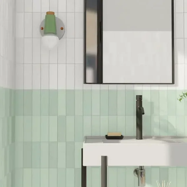 Combinaciones azulejos baño con tonos pastel