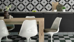 Estudio Ceramico Renaissace Frame Emerald White 20x20 2 uai